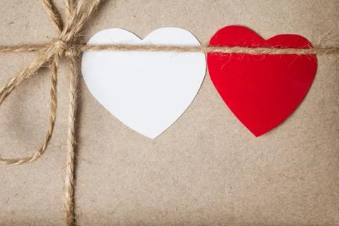 Valentines day parcel Foto stock