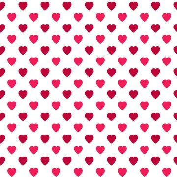 Valentine's Day pattern with heart. Vector illustration. Seamless. Romantic b Stock Illustration