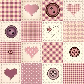 Valentines day pattern Illustrazione stock