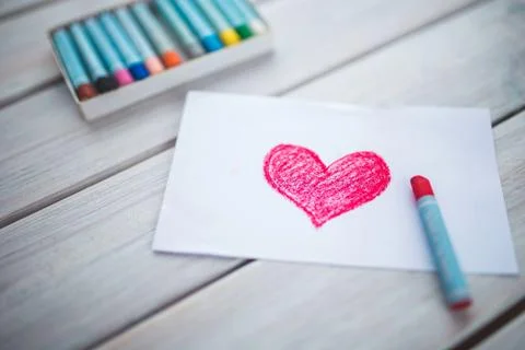 On Valentine's day. 库存照片