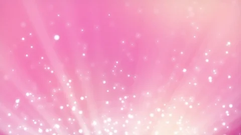 Valentine's day pink loopable abstract background. Sunlight with rays and glitte Stock Footage 71471676
