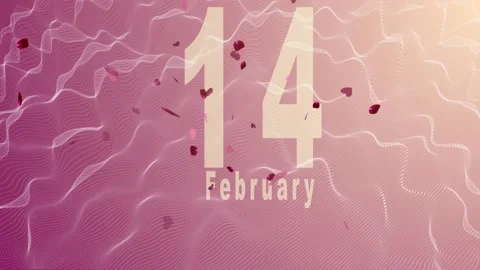 Valentine's day pink loopable abstract background. Sunlight with rays and Stock Footage 101022296