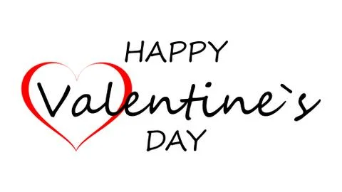 Valentine's day poster Stock Illustration