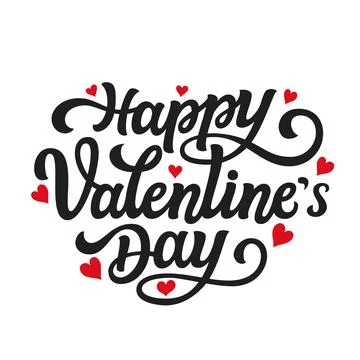 Valentine's day poster 库存插图