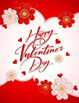 Valentines day Poster Stock Illustration