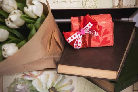 Valentine's day present Stock Photos
