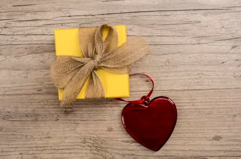 Valentine's day present Stock Photos