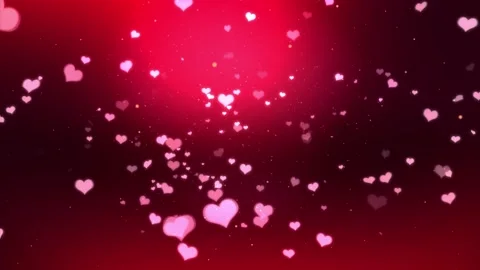 Valentine's day red loop backround Stock Footage 236423332