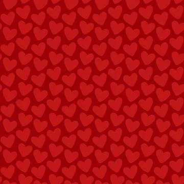 Valentines day seamless heart pattern 05 Stock Illustration