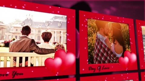 Valentines Day Slideshow Modèle After Effects