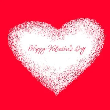 Valentine`s day symbol Stock Illustration