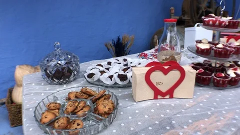 VALENTINE'S DAY TABLE Stock Footage 102106775