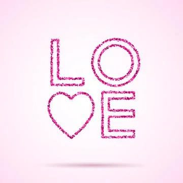 Valentines  Day template. Stock Illustration
