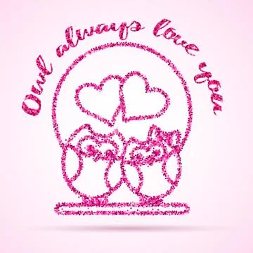 Valentines  Day template. Stock Illustration