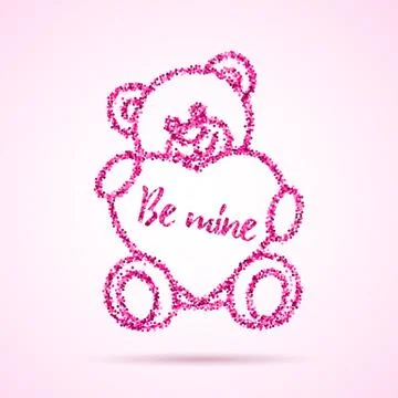 Valentines  Day template. Stock Illustration