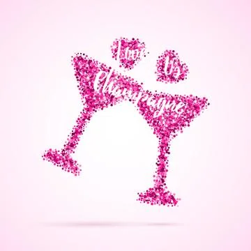 Valentines  Day template. Stock Illustration