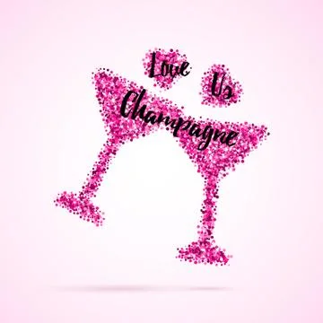 Valentines  Day template. Stock Illustration