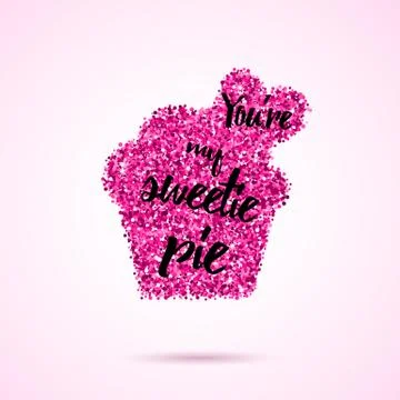 Valentines  Day template. Stock Illustration