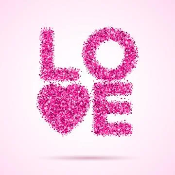 Valentines  Day template. Stock Illustration