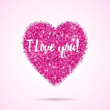 Valentines  Day template. Stock Illustration