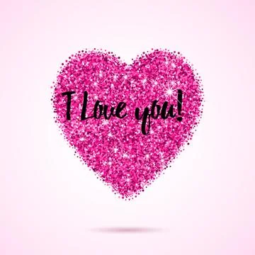 Valentines  Day template. Stock Illustration