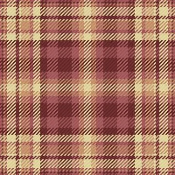 Valentines day textile check pattern, motif plaid vector background. Retro .. Stock Illustration