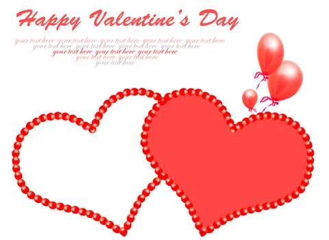 Valentine"s day theme Stock Illustration