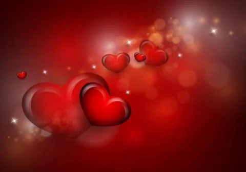 Valentine's day vector background Stock Illustration