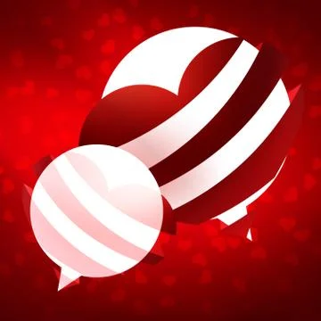 Valentine's Day vector background. Stock Illustration