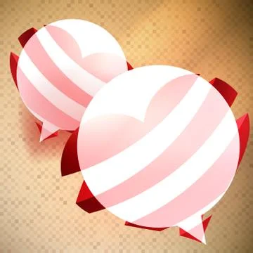 Valentine's Day vector background. Illustrazione stock