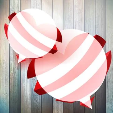 Valentine's Day vector background. Illustrazione stock