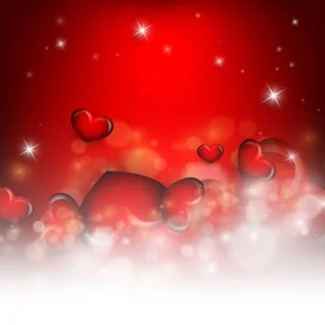 Valentine's Day vector background Stock Illustration