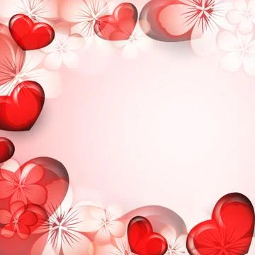 Valentine's Day vector background Stock Illustration