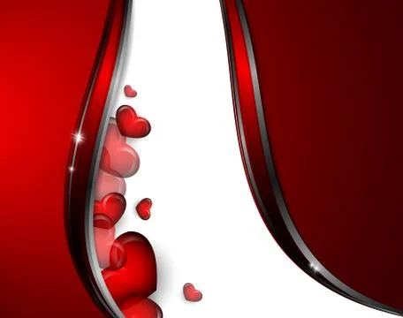 Valentine's Day vector background Stock Illustration