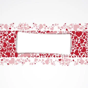 Valentine's day vector background. Stock Illustration
