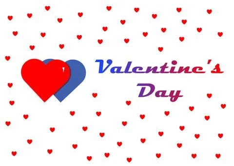 Valentine's day vector, the day of lovers Stock Illustration