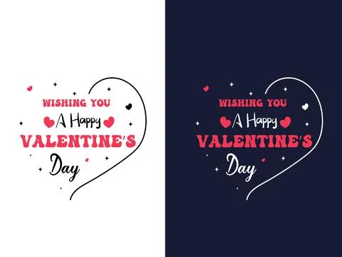 Valentine's day vector tshirt design free downdoad Illustrazione stock