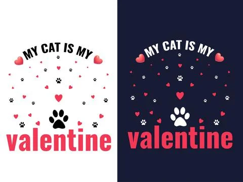 Valentine's day vector tshirt design free downdoad Stock Illustration