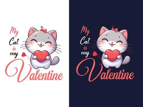 Valentine's day vector tshirt design free downdoad Illustrazione stock