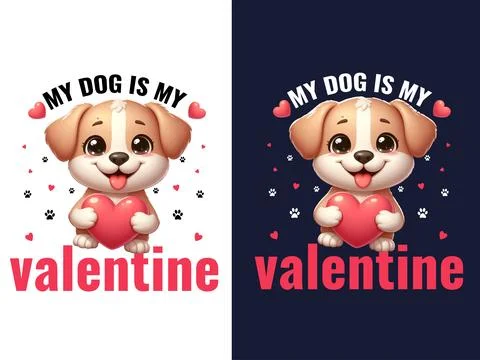 Valentine's day vector tshirt design free downdoad Stock Illustration