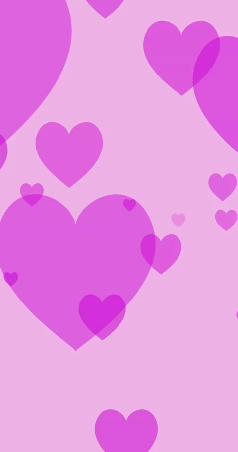 Valentine's day video background cute pink vertical video animation Stock Footage 170058277