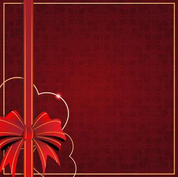 Valentines Day vintage card Stock Illustration