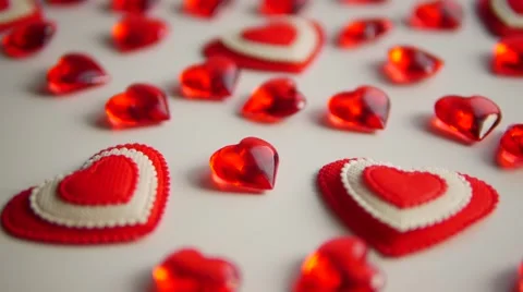 Valentines Day  White Background Stock Footage 59534884
