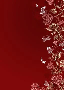 Valentines design with place for your text. Stock Illustration