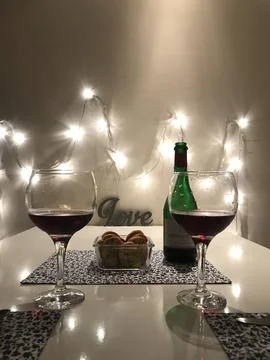 Valentines Dinner 1 Stock Photos