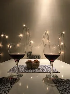 Valentines Dinner 2 Stock Photos
