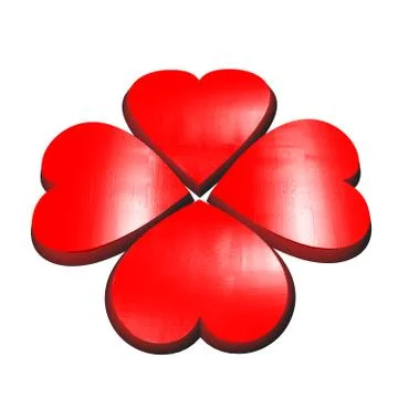 A valentines flower Illustrazione stock