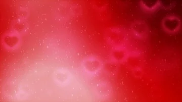 Valentines flying hearts background Stock Footage 85489461