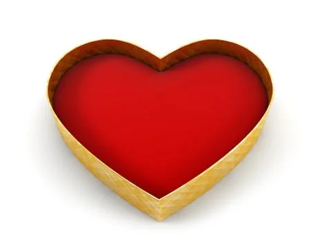 Valentine's gift box Stock Illustration