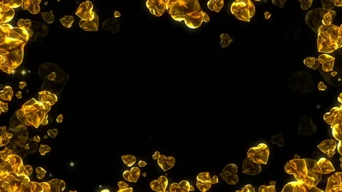 Valentines heart loop animation background Stock Footage 146504197